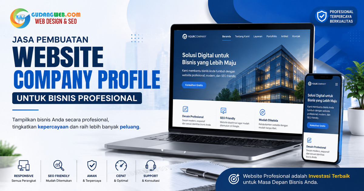 Jasa pembuatan website profesional di tangerang