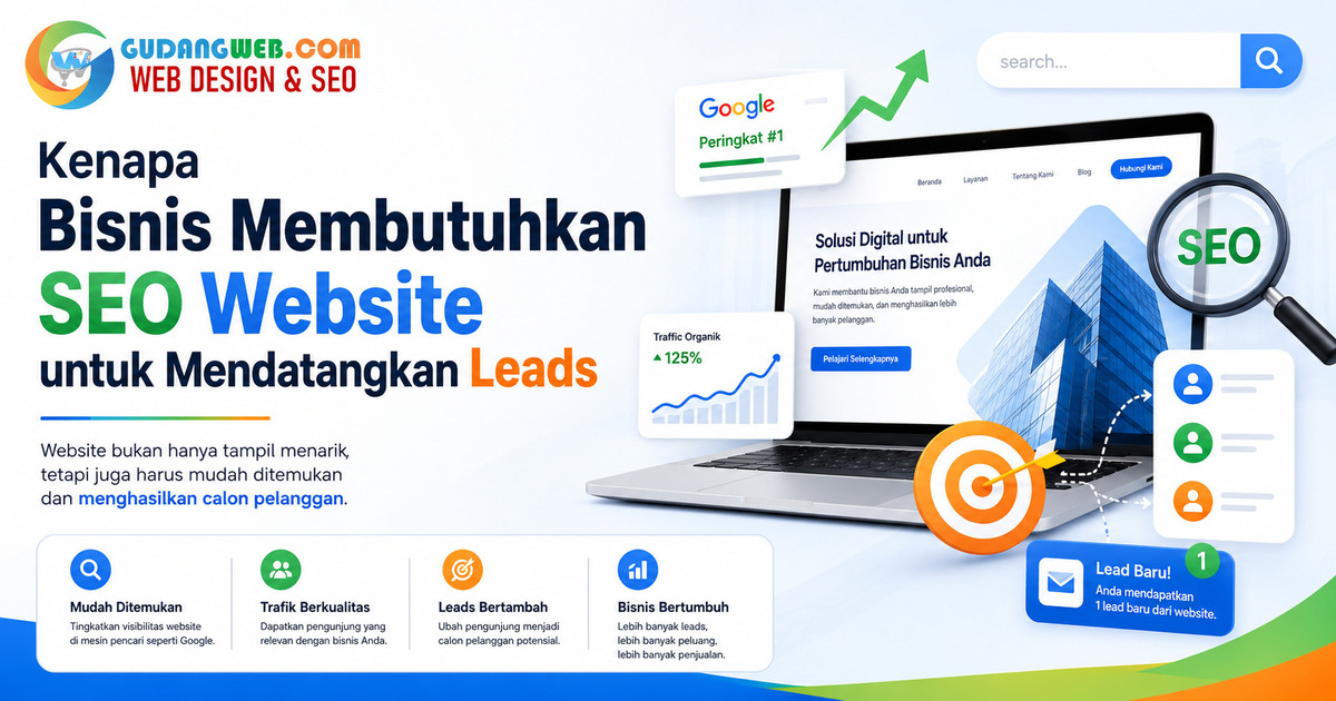 Kenapa bisnis membutuhkan seo website untuk mendatangkan leads
